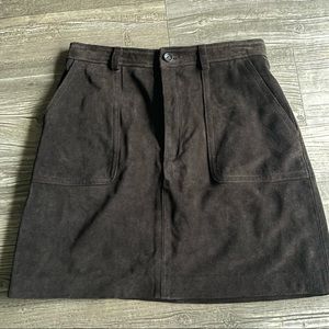 Banana Republic Suede Mini Skirt